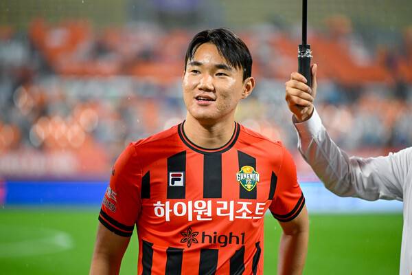 강원FC에서 활약했던 양현준. 사진┃강원FC