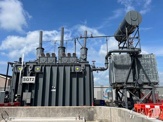 효성중공업이 2023년 스코틀랜드에 공급한 초고압변압기 자료사진. /효성중공업 제공