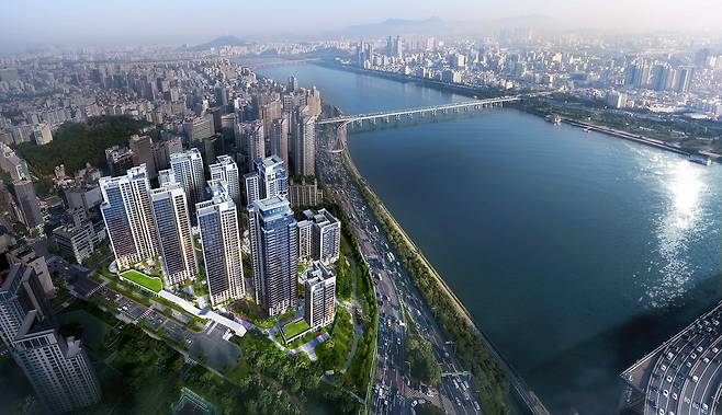 '청담 르엘' 조감도./롯데건설