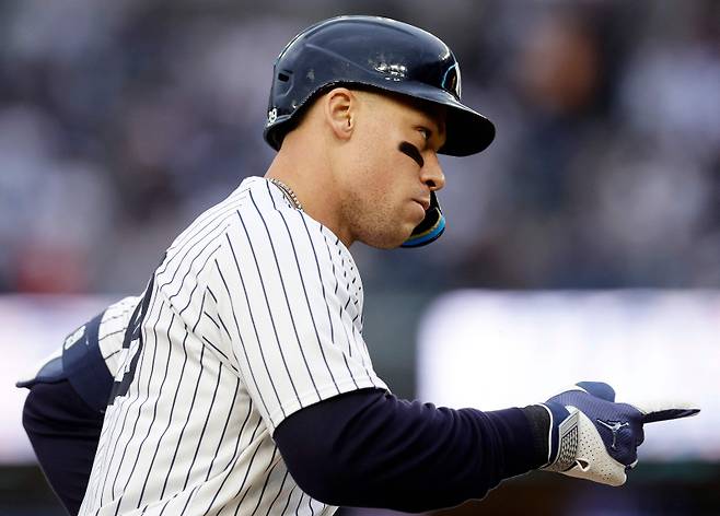 <yonhap photo-3848=""> 애런 저지. AFP=연합뉴스</yonhap>