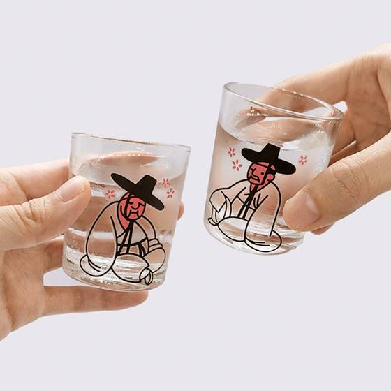 국립중앙박물관 굿즈 취객선비 3인방 변색 잔세트