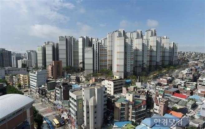 서울 마포구 아현동 '마포래미안푸르지오' 전경. 사진=한경DB