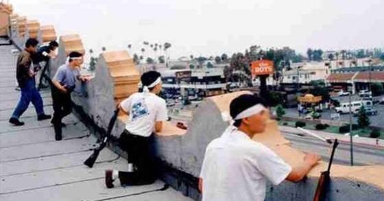 Korean Americans during the 1992 Los Angeles riots [JOONGANG ILBO]