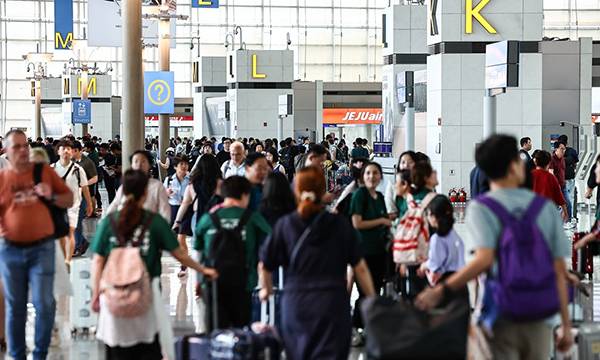 인천국제공항 제1여객터미널 출국장 모습. 뉴시스