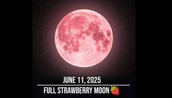 2024년 6월 21일 스트로베리 문 자료사진.