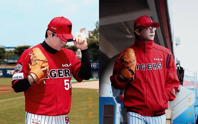 달빛시리즈 특별 유니폼을 입은 KIA 양현종. /사진=KIA 타이거즈 제공