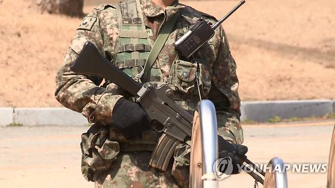 K-2 소총으로 무장한 군인 [연합뉴스TV 제공]