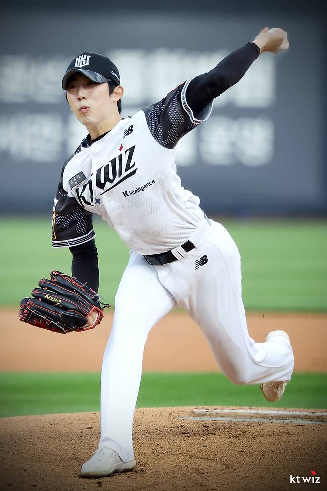 kt 선발 오원석의 역투 [kt wiz 제공. 재판매 및 DB 금지]