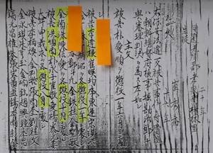 홍순남 선생 등의 광주 3·1운동 관련 판결문 일부./하동군/