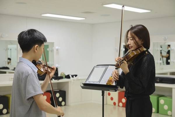 국립심포니오케스트라 공연과 연계한 마스터클래스 / 사진=서귀포시