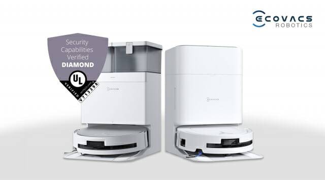 에코백스 디봇 X8·T80, UL 솔루션즈 보안 최고 등급 '다이아몬드' 인증 획득 (사진=에코백스)