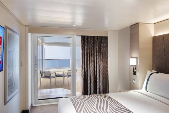 MSC 월드 유로파 발코니 객실 이미지(한진관광 제공)