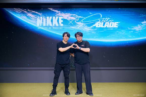 시프트업의 김형태 대표(좌측)와 유형석 디렉터. [사진=시프트업]