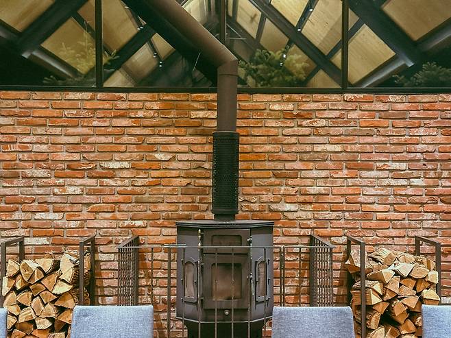 글래스 하우스 내부 / 사진=권효정 여행+ 기자