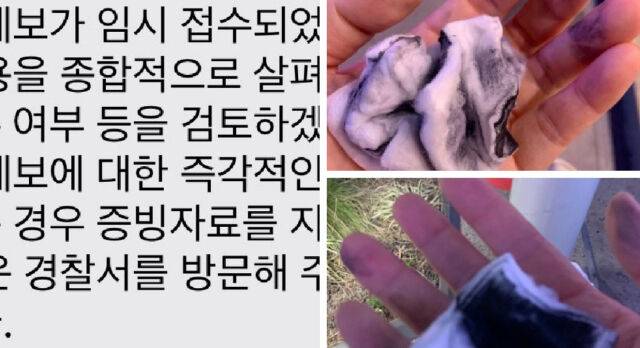 보아를 향한 저급한 낙서를 지운 팬의 모습. /인터넷 커뮤니티