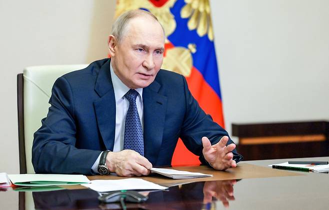 블라디미르 푸틴 러시아 대통령. [EPA]