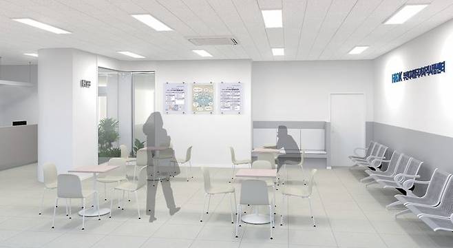 [부산=뉴시스] 부산 디지털시험센터 광안역 대기실 투시도. (사진=한국산업인력공단 부산지역본부제공) 2025.06.11. photo@newsis.com *재판매 및 DB 금지