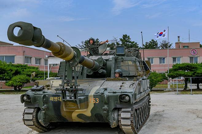 해병대 1사단 포병여단은 9~11일까지 경북 포항 주둔지 일대에서 포병 주특기 수준 향상 및 전술전기 연마를 위한 ’2025년 전반기 포술경연대회‘를 실시하고 있다. 해병대 제공