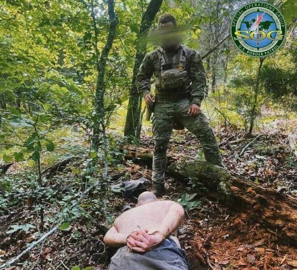 미 국경순찰대(USBP)에 체포된 그랜트 하딘(56). USBP 제공