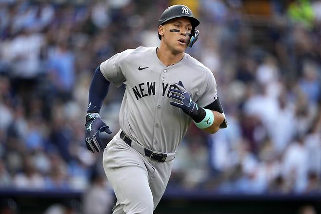 애런 저지.  캔자스시티 | AP연합뉴스