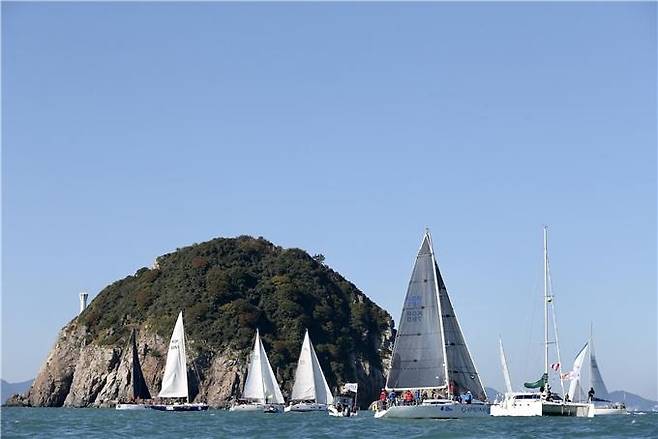 남해안컵 국제요트대회 모습 [부산시 제공. 재판매 및 DB 금지]