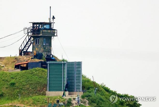 대북 확성기 방송 [연합뉴스 자료사진]