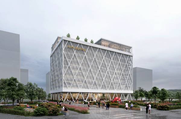 다산역 환승주차장 조감도.