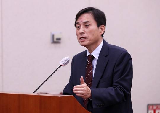 조은석 전 감사원 감사위원이 지난 2023년 10월 26일 오후 서울 여의도 국회에서 열린 법제사법위원회 종합 국정감사에서 의원 질의에 답변하고 있다. 사진=뉴시스
