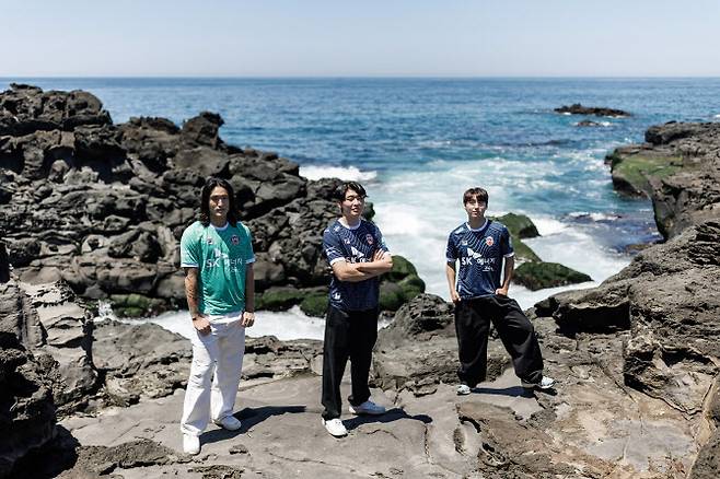 (왼쪽부터)김동준, 장민규, 유인수. 사진=제주SK