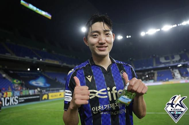 인천 김보섭. 사진=프로축구연맹