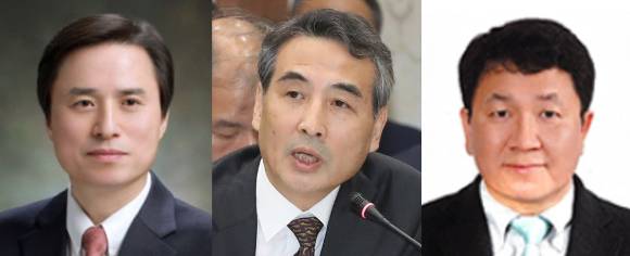 더불어민주당이 12일 발표한 이른바 '3대 특검' 후보자들, 왼쪽부터 조은석 감사원 감사위원(내란 특검), 민중기 전 서울중앙지법원장(김건희 특검), 이윤제 명지대 교수(채상병 특검) [사진=아이뉴스24DB]
