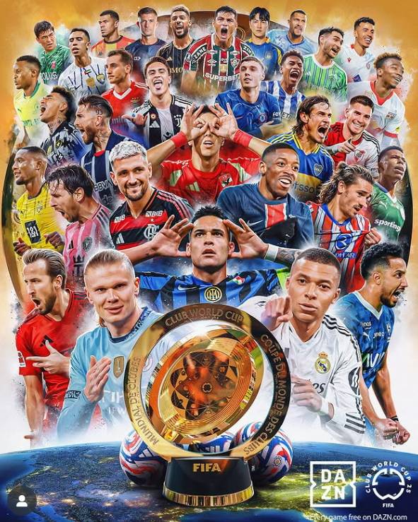 올해 클럽월드컵에는 스타들이 총출동한다. [사진 FIFA클럽월드컵 인스타그램]