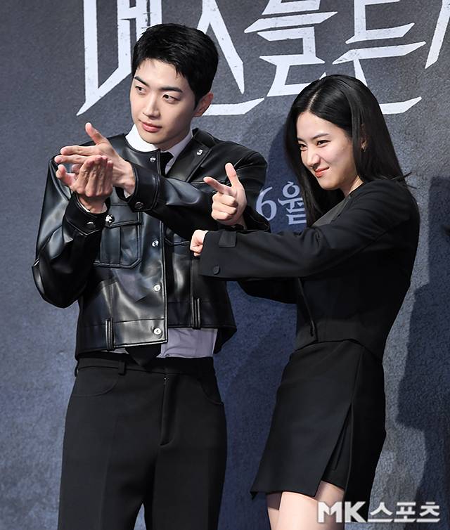 12일 오전 LG유플러스 STUDIO X+U의 새 미드폼 드라마 ‘메스를 든 사냥꾼’ 제작발표회가 열렸다.  사진=천정환 기자