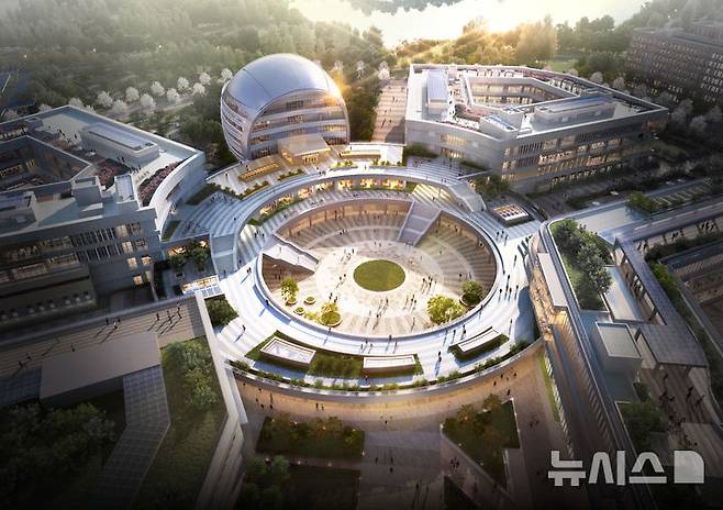 한국에너지공과대학교(KENTECH·켄텍) 허브광장 조감도. (이미지=켄텍 제공) photo@newsis.com *재판매 및 DB 금지