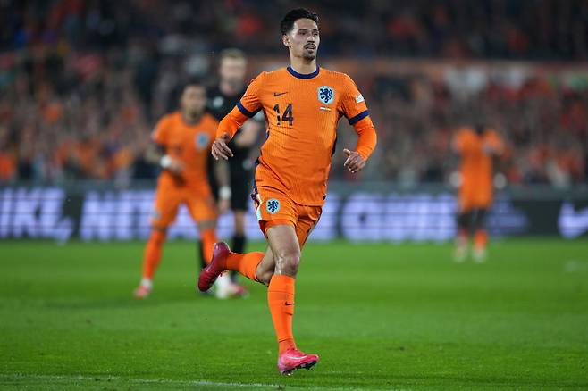 네덜란드 국가대표 라인더르스. Getty Images코리아
