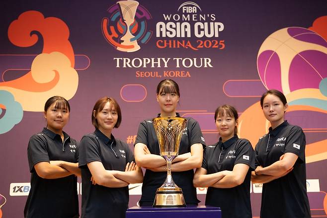 (왼쪽부터) 박지현, 강이슬, 박지수, 신지현, 최이샘 [대한민국농구협회 제공. 재판매 및 DB 금지]