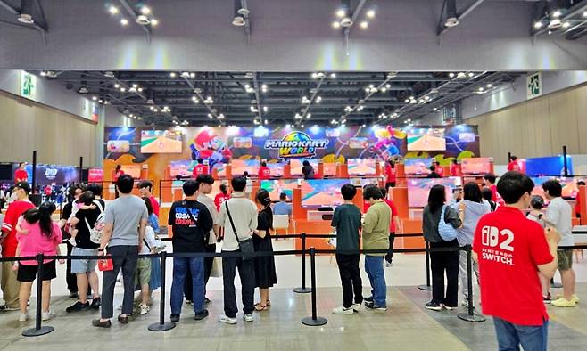'닌텐도 스위치2 체험회' 모습 [킨텍스 제공. 재판매 및 DB 금지]
