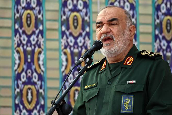 호세인 살라미 이란 이슬람혁명수비대(IRGC) 총사령관(사진=AFP)