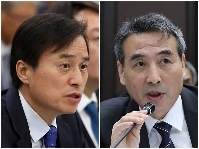 이른바 '내란 특검'으로 지명된 조은석 전 감사위원(왼쪽)과 '김건희 특검'으로 지명된 민중기 전 서울중앙지방법원장 ⓒ뉴시스