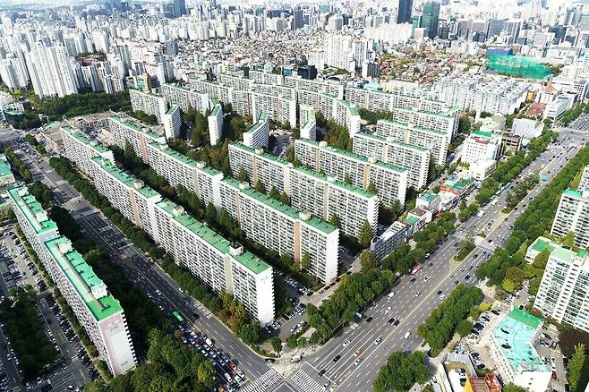 서울 강남구 대치동 은마아파트 전경. 강남구 제공