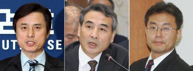 내란 특별검사로 지명된 조은석(왼쪽 사진부터) 전 감사원장 권한대행, '김건희 특검' 민중기 전 서울중앙지법원장, '채 상병 특검' 이명현 전 국방부 검찰단 고등검찰부장. 연합뉴스