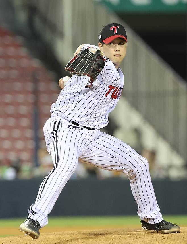 LG 함덕주. 잠실=김민규 기자 mgkim1@edaily.co.kr&nbsp;