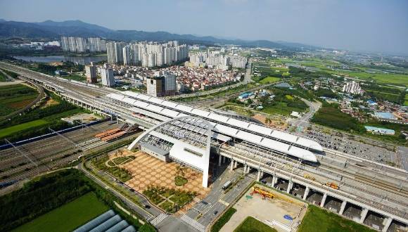 2014년 오송역 전경. [사진=연합뉴스]