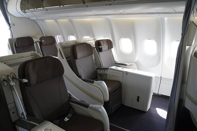 티웨이 비즈니스석 / 사진=한진관광
