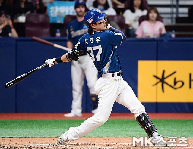 NC 박건우는 12일 고척 키움전에서 맹타를 휘둘렀다. 사진=김영구 기자