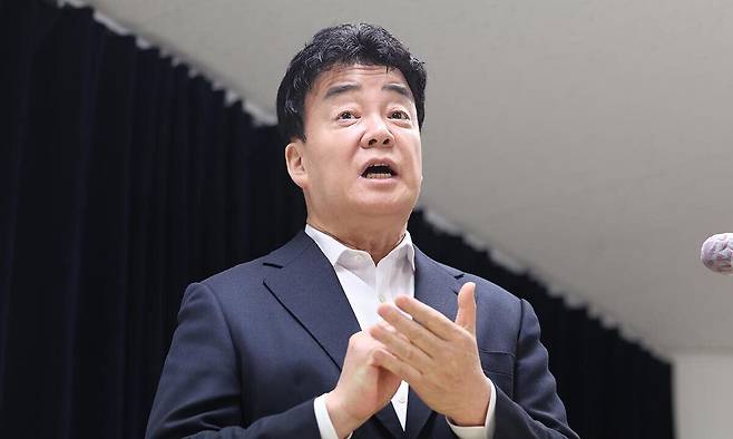 백종원 더본코리아 대표. 연합뉴스