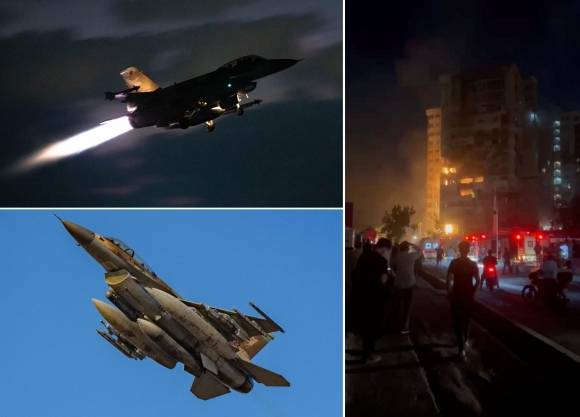 이스라엘이 13일(현지시간) 이란 핵시설 등에 선제공격을 감행했다. 출처=이스라엘 공군 엑스·로이터 연합뉴스