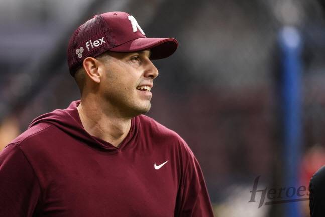 부상으로 이탈한 루벤 카디네스. /사진=키움 히어로즈 제공