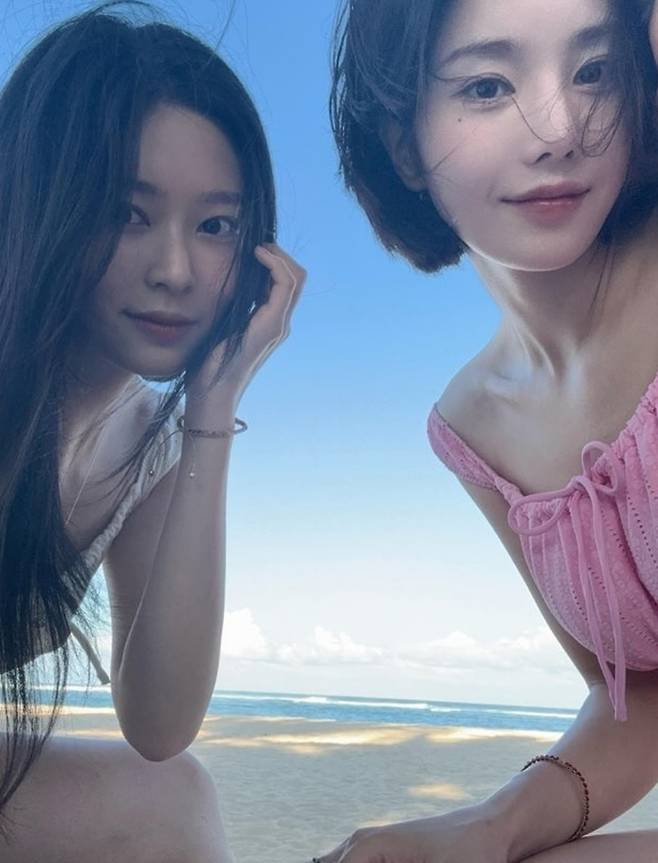 김민주, 권은비. 사진|권은비 인스타그램