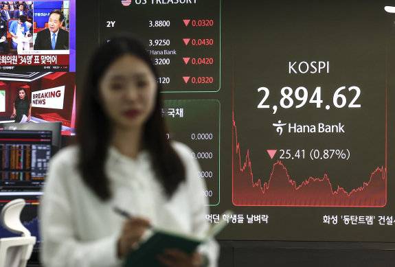 6월 둘째 주(9일~13일) 코스피는 한때 2900대에서 움직이며 ‘코스피 3000 시대’에 대한 기대감을 키웠다. 13일 오후 서울 중구 하나은행 딜링룸 전광판에 지수가 표시되고 있다. 뉴시스